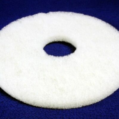 Floor Pads, 14" White (5 Pack)