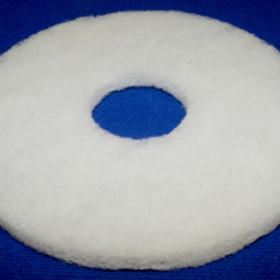 Floor Pads, 13in  White (5 Pack)