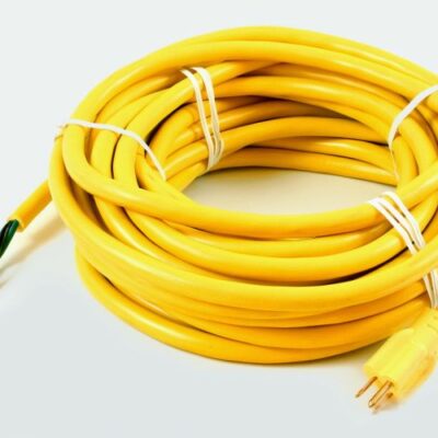 Power Cord, 14/3 50' Yellow